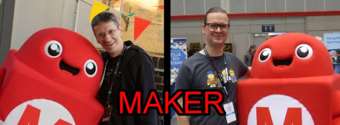 Makey - Maskottchen der Maker Faire